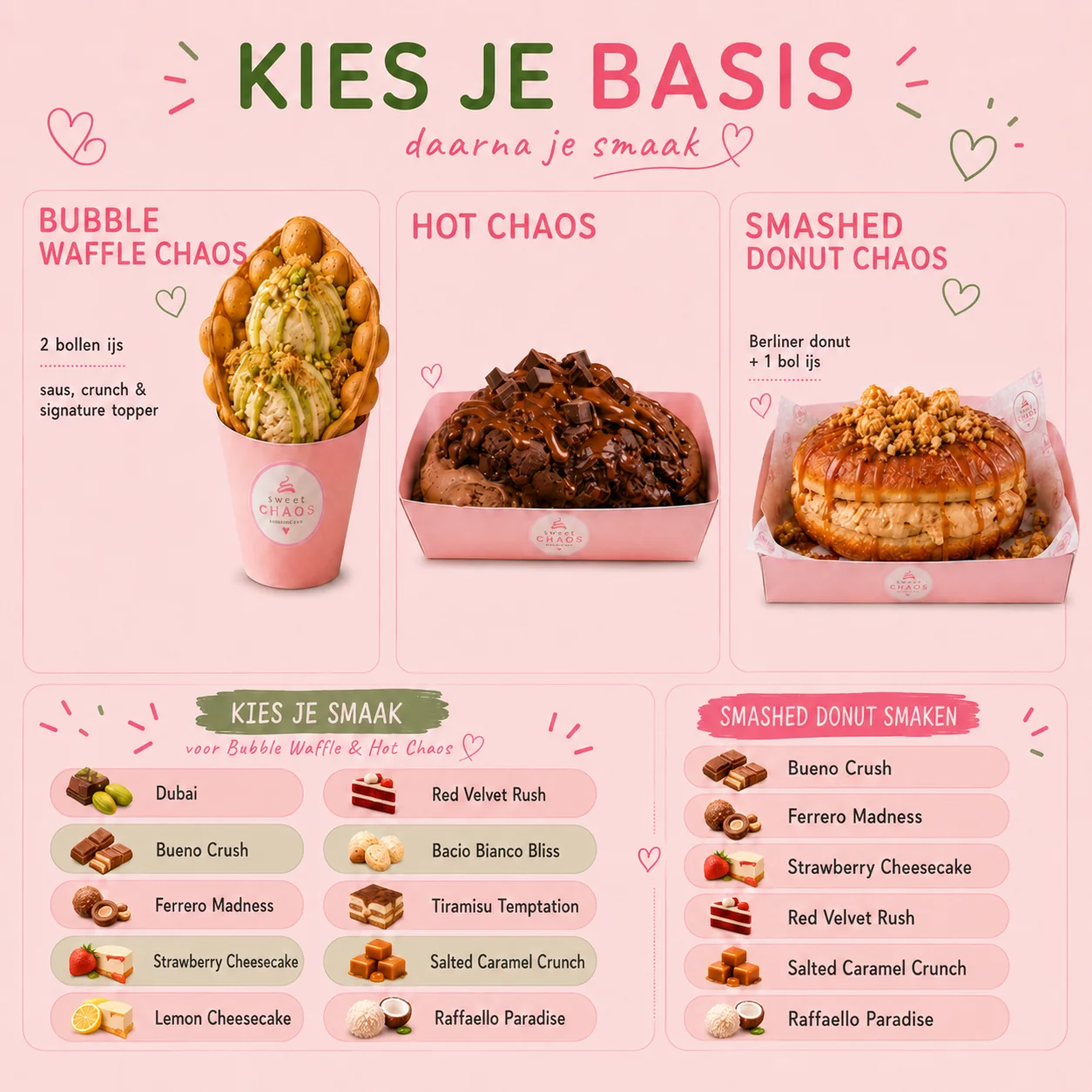 Kies je basis – Sweet Chaos