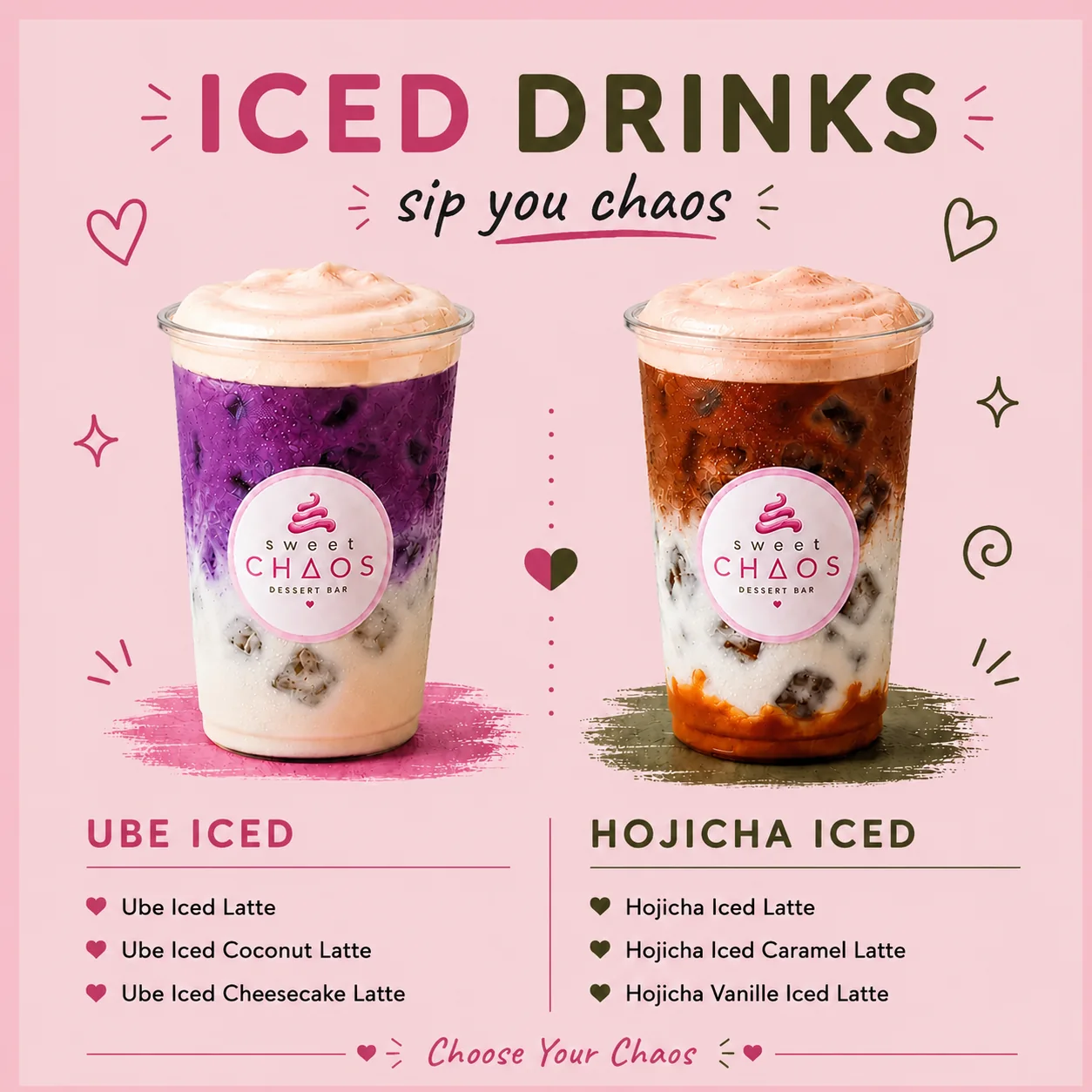 Ube & Hojicha &ndash; Sweet Chaos